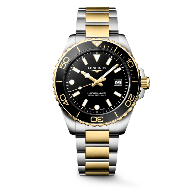 Longines Hydroconquest Two-Tone Black Dial 42mm - L3.769.3.56.7
