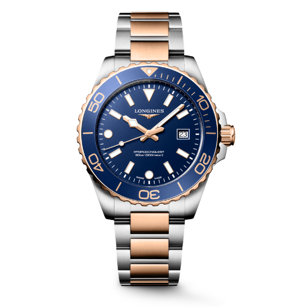 Longines Hydroconquest Two-Tone Blue Dial 42mm - L3.769.3.98.7