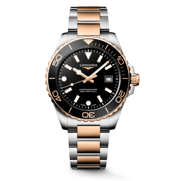 Longines Hydroconquest Two-Tone Black Dial 42mm - L3.769.3.58.7