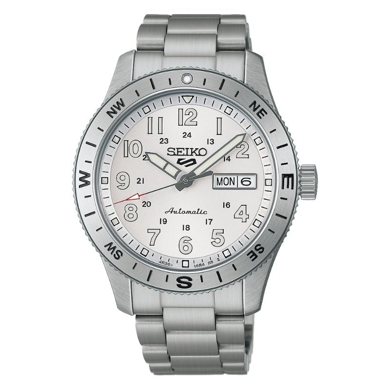 Seiko 5 Sports White Dial Stainless Steel - HDB007
