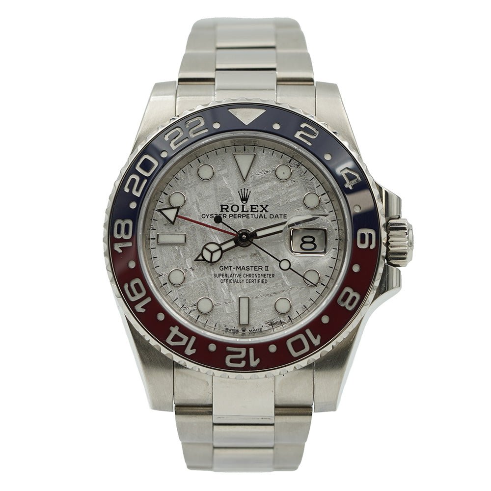 Rolex GMT-Master II 126719BLRO Meteorite Dial Pepsi Bezel B&P 2019