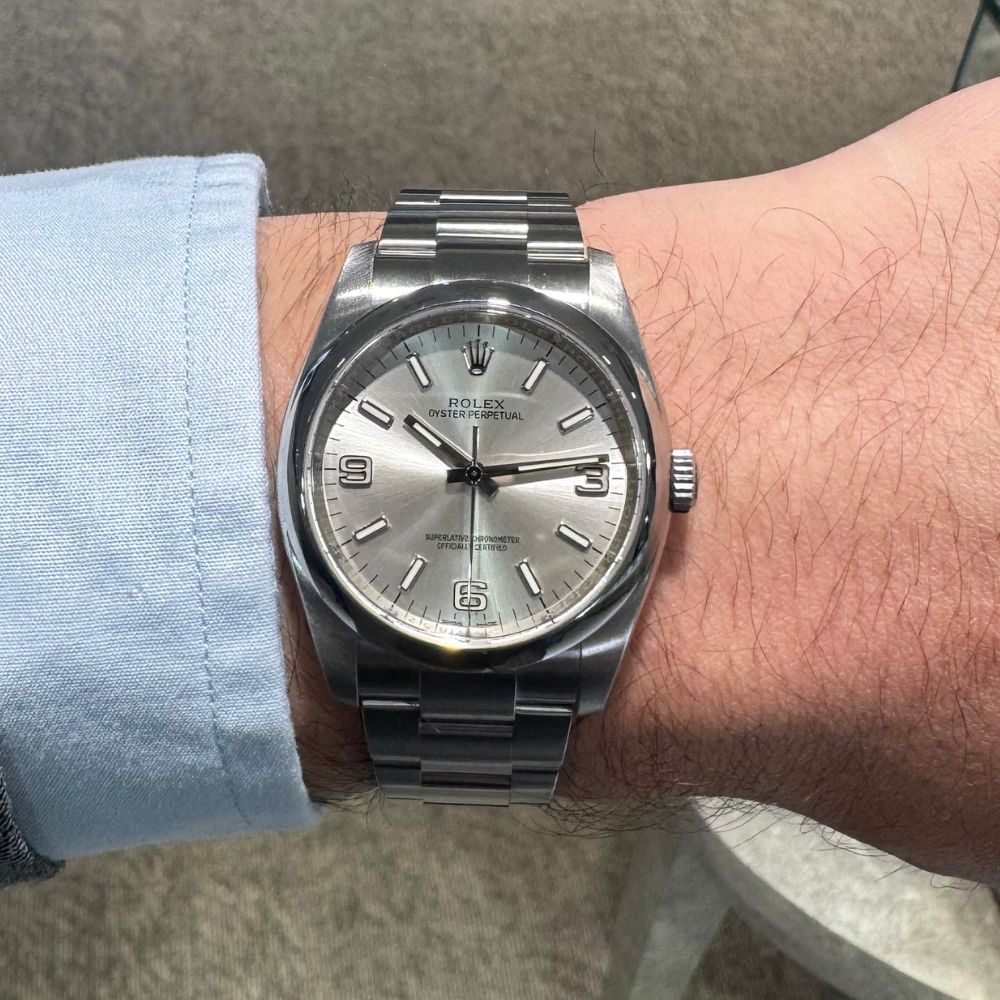 SOLD - 8/22/26 - Rolex Oyster Perpetual "OP" 116000 36mm Silver Dial