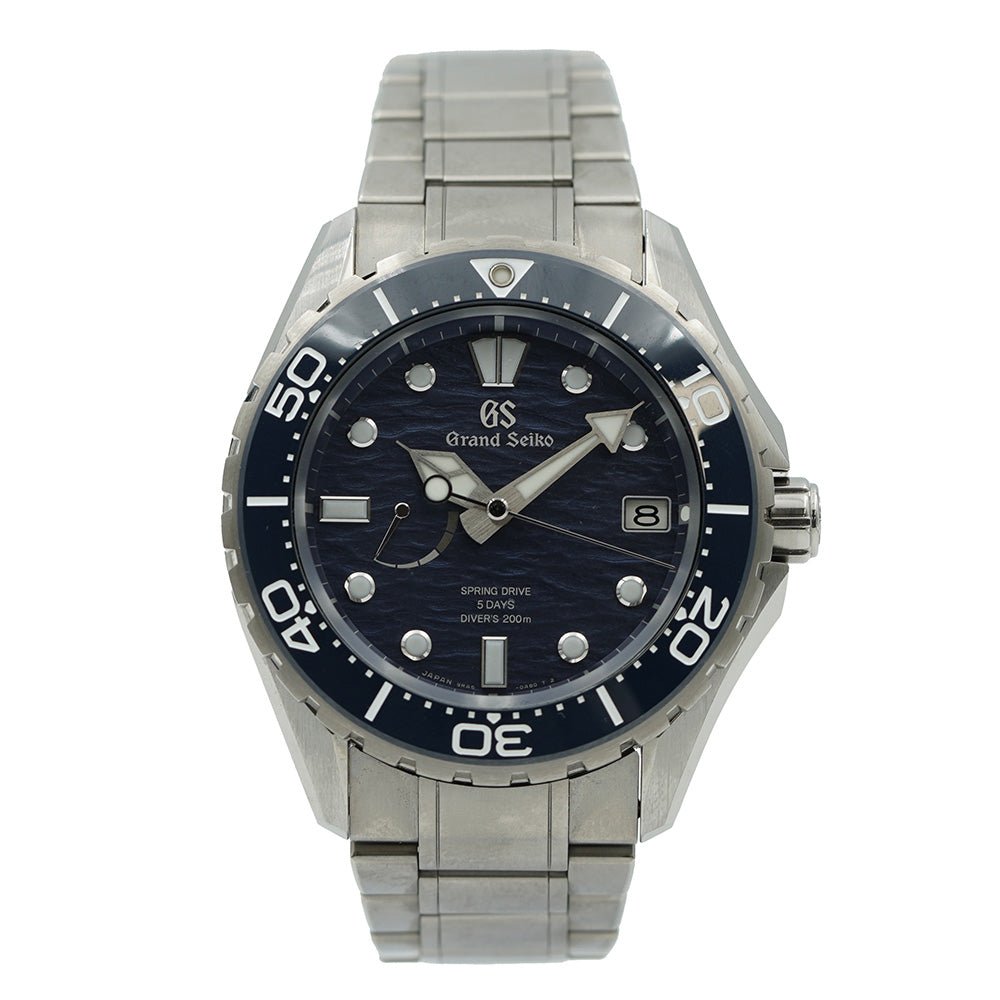 SOLD - 8/22/26 - Grand Seiko Evolution 9 SLGA023 Spring Drive Dive Watch B&P 2023