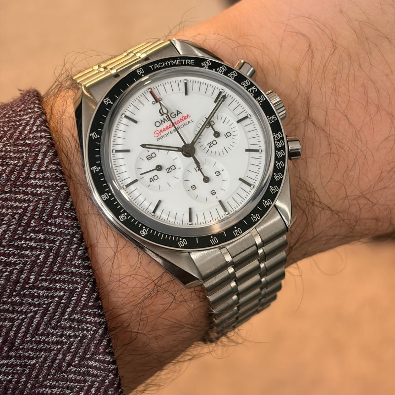 SOLD - 7/31/26 - Omega Speedmaster White Dial Moonwatch 310.30.42.50.04.001 B&P 2024