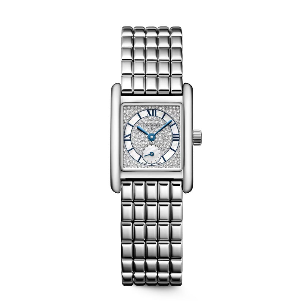 Longines Mini Dolcevita Stainless Steel with Diamond Set Dial - L5.200.4.87.6