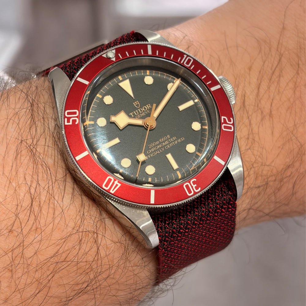 SOLD - 8/17/26 - Tudor Black Bay 79230R 41mm Burgundy Bezel on NATO