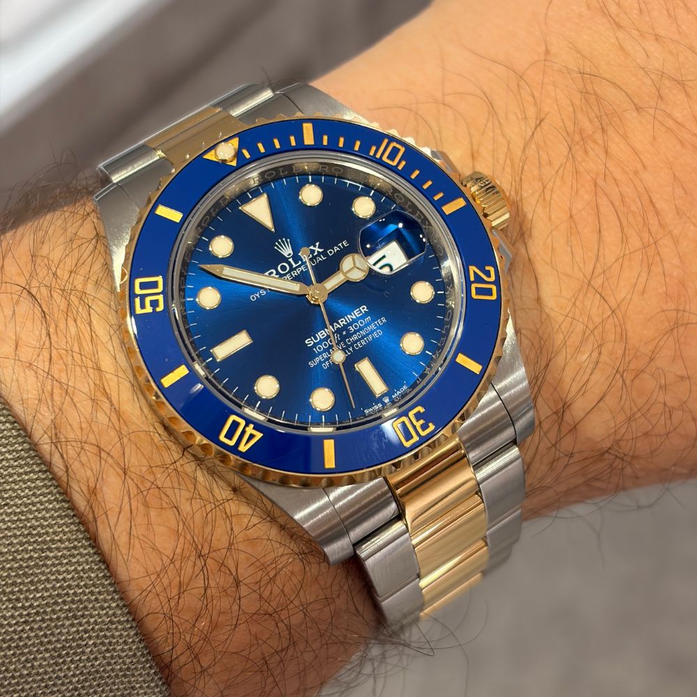 Rolex Submariner 126613LB "Bluesy" 18K Yellow Gold B&P 2021
