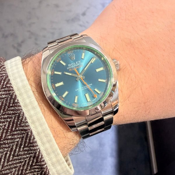 Rolex Milgauss 116400GV Z-Blue B&P 2015