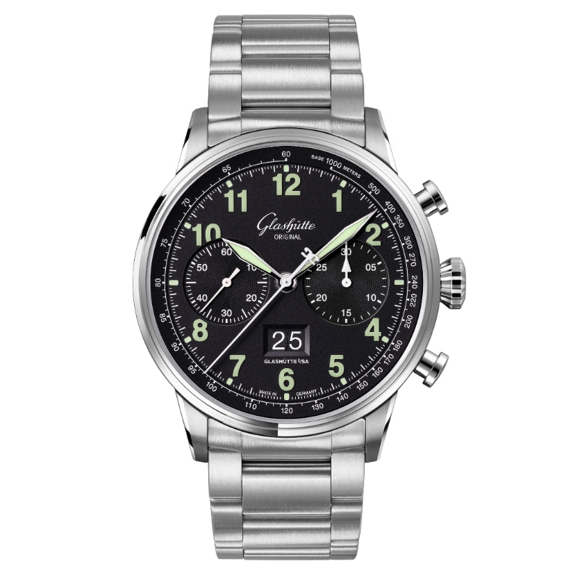 Glashutte Original Senator Chronograph Navigator - 1-37-24-20-12-71