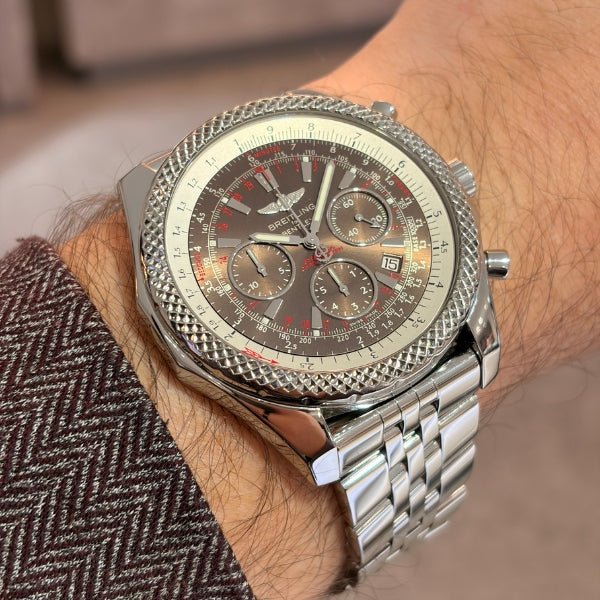 Breitling for Bentley A25364 Gray Dial Chronograph B&P 2012