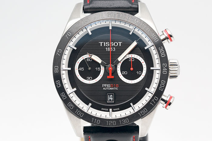 Tissot 天梭 PRX516賽車錶款 T100.427.16.051.00 黑色面盤計時累計功能 盒單齊全 45mm