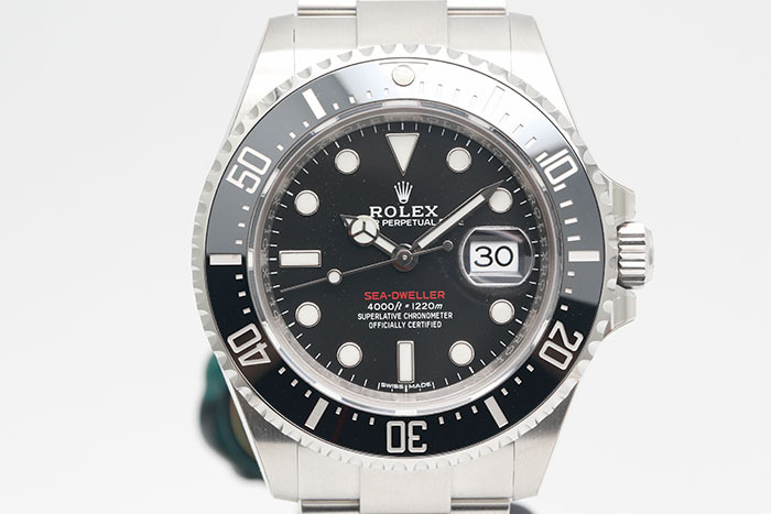 Rolex 勞力士 Sea-Dweller 126600 海使1200米潛水錶前期無皇冠面盤 3235機芯 2018全膜未使用 43mm