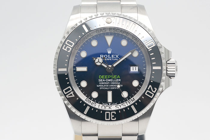 Rolex 勞力士 Sea-Dweller 126660 水鬼王3900米潛水錶漸層藍色面盤 3235機芯 2021.02盒單齊全 44mm