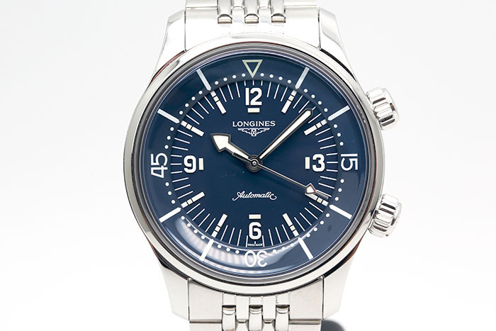 Longines浪琴 復刻傳奇潛水 L37644906 內旋轉錶圈藍色面盤 L888自動上鍊機芯 2024.10台灣保單 39mm