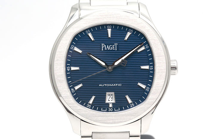 Piaget 伯爵 Polo系列  G0A41002 藍色面盤 1110P自動上鍊 盒單齊全已洗油保養 42mm