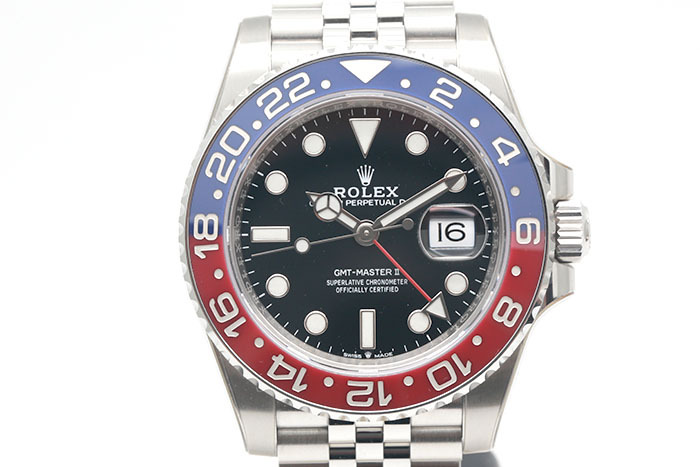 Rolex 勞力士 GMT-MasterII 126710BLRO 格林威治第二地時間顯示 鋼製紅藍雙色陶瓷外圈五珠鍊帶 2021.11盒單齊全 40mm
