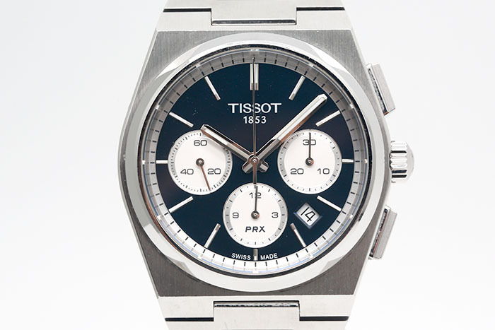 Tissot 天梭 PRX經典現代系列 T134.427.11.041.00 藍色白圈面盤計時累計功能 41mm