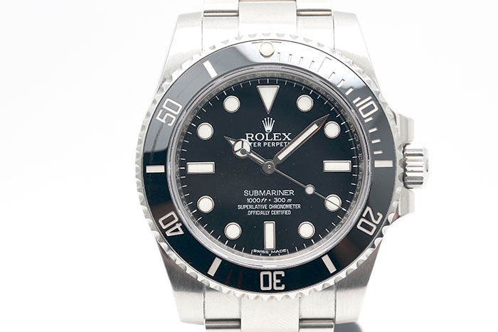 Rolex 勞力士 Submariner 114060 鋼製300米潛水錶黑色陶瓷外圈無日曆款 3130機芯 2016.11盒單齊全 40mm