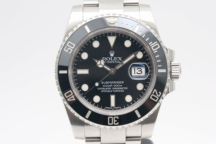 Rolex 勞力士 Submariner 116610LN 鋼製300米潛水錶黑色陶瓷外圈 3135機芯 2012.05盒單齊全 40mm